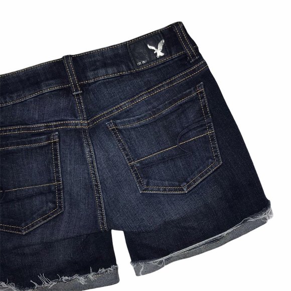 American Eagle Distressed Super Stretch Shorts 00 - Picture 8 of 8